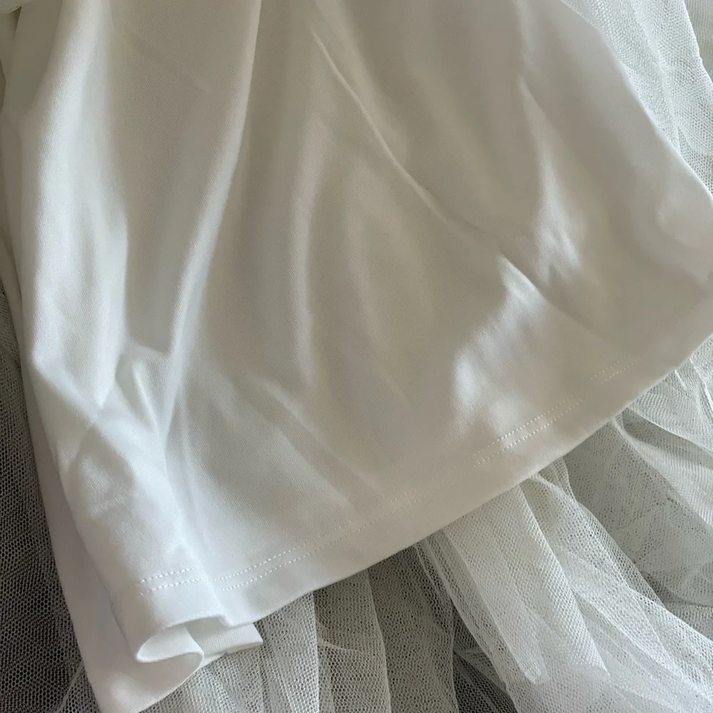 NWT White and shine Sleeveless Dress/ girl size 12 - Picture 6 of 7